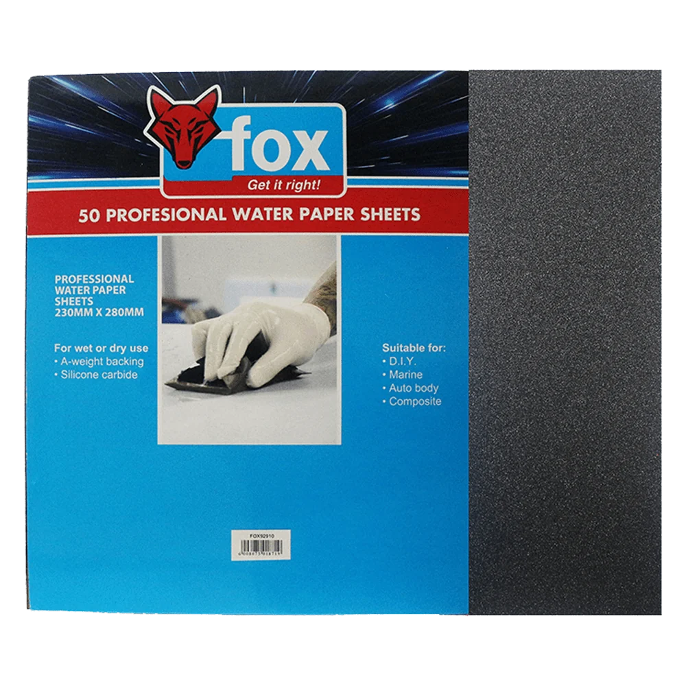 fox92910.webp FOX ABR WATERPAPER PRO P 100 P/50 - Image 1