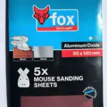 FOX ABR MOUSE SANDING 95X140MM P 60 P/5