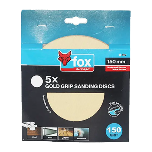 FOX ABR DISC VALCRO NO-HOLE 150MM P/5  MED