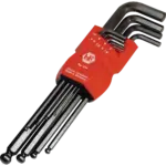 HAFU ALLENKEY SET METRIC 1.5-10MM BALL P/9