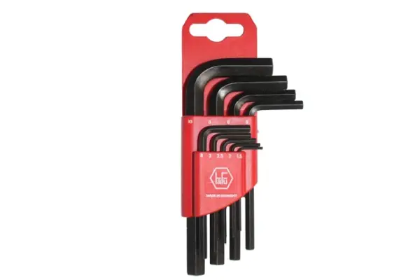 HAFU ALLENKEY SET METRIC 1.5-10MM P/9 STD