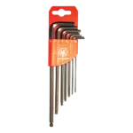 HAFU ALLENKEY SET METRIC 1.5-6MM P/7 BALL LONG