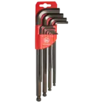 HAFU ALLENKEY SET METRIC 1.5-12MM P/10 BALL LONG