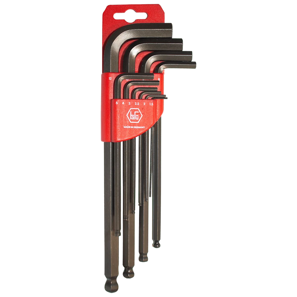 fuh1660.webp HAFU ALLENKEY SET METRIC 1.5-12MM P/10 BALL LONG - Image 1