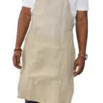 APRON LEATHER CHROME 600MMx900MM