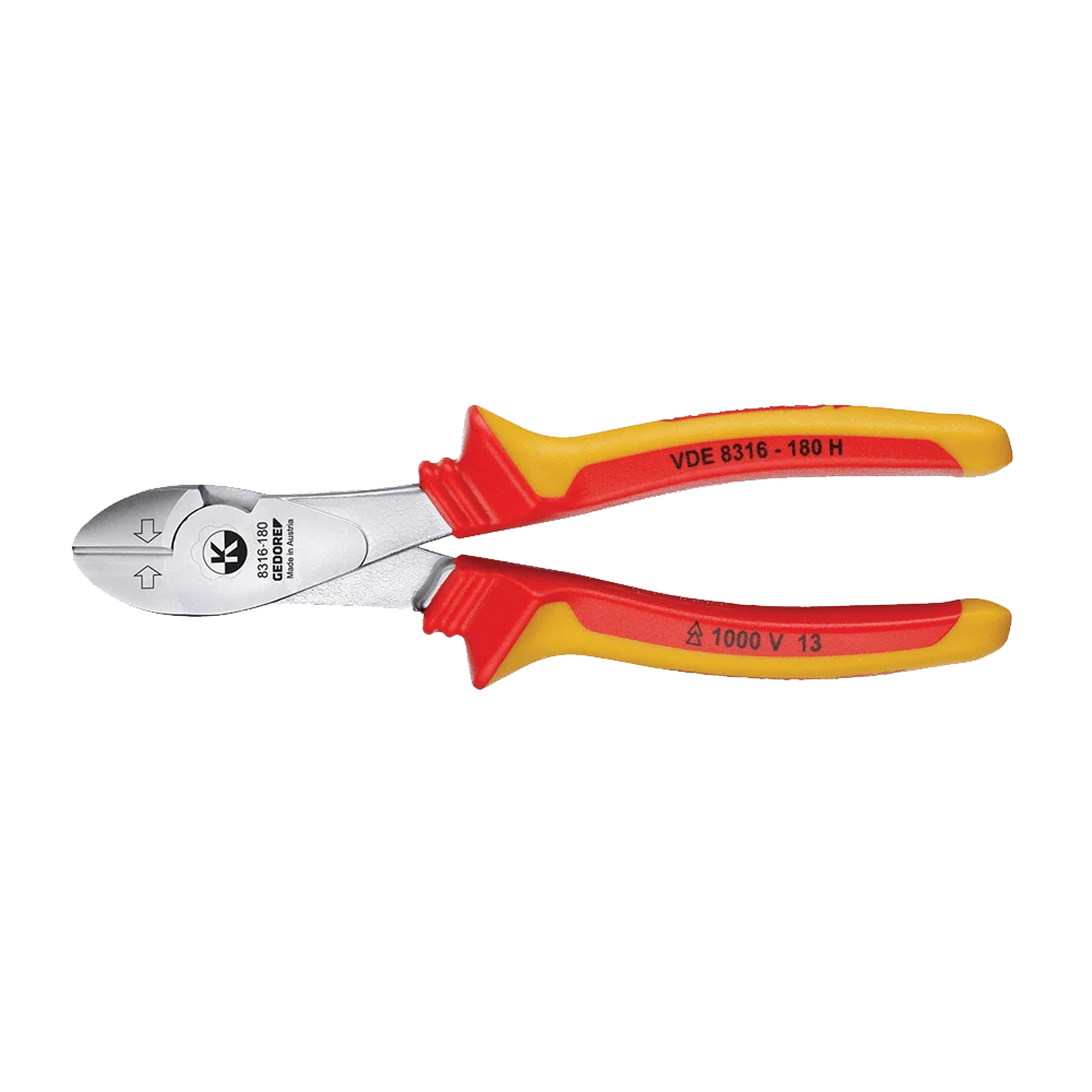ged1551000.webp GEDORE BLUE PLIER VDE SIDE CUTTER 200MM 8316-200H - Image 1