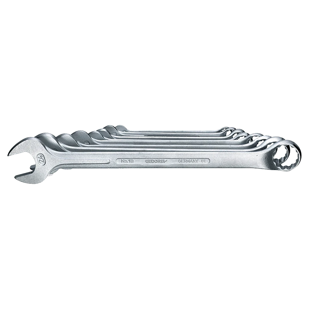 ged601187.webp GEDORE BLUE SPANNER COMB 1B SET 1B/08M 10-24 - Image 1