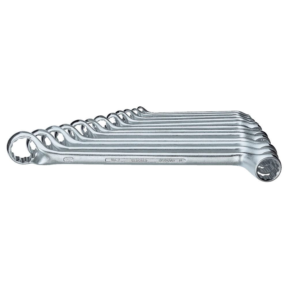 ged603090.webp GEDORE BLUE SPANNER DOUBLE RING SET 2/12M 6-32MM - Image 1