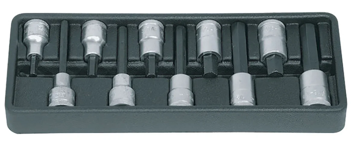 ged617423.webp GEDORE BLUE ALLENKEY SOCKET SET 1/2 IN19PM 5D - Image 1