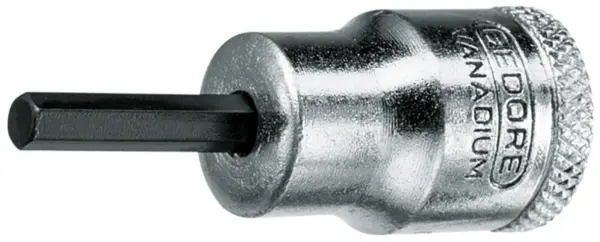GEDORE BLUE ALLENKEY SOCKET IN30 3/8  4MM