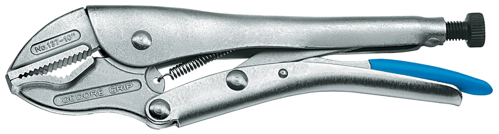 ged640662.webp GEDORE BLUE WRENCH VICEGRIP CURVED 137 175MM - Image 1