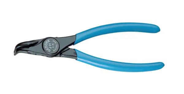 GEDORE BLUE PLIER CIRCLIP INT BENT 214MM 8000-J31