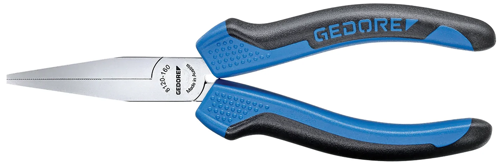 ged6710370.webp GEDORE BLUE PLIER FLAT NOSE 160MM 8120-160TL - Image 1
