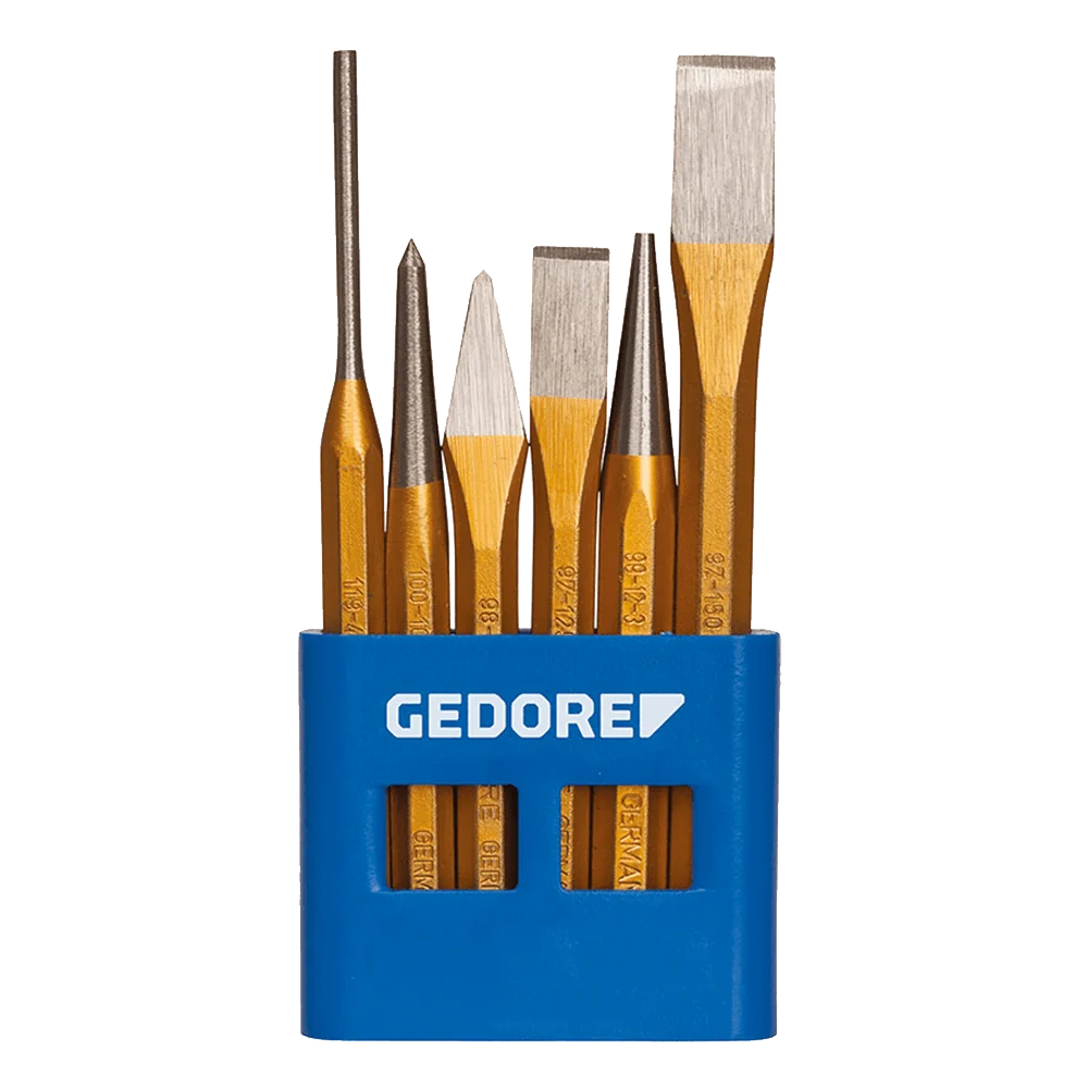 ged8725200.webp GEDORE BLUE PUNCH SET & CHISELS P/6 106 - Image 1