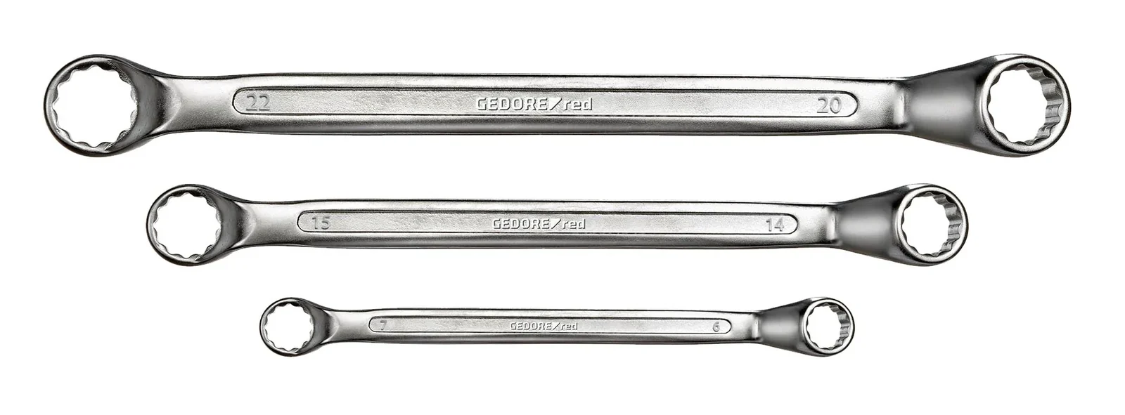 gedr01105008.webp GEDORE RED SPANNER DBL RING END 6-22 SET - Image 1