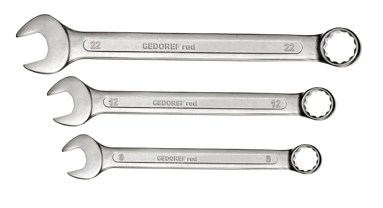 gedr09105008.webp GEDORE RED SPANNER SET COMB 8PC 9-19MM - Image 1