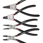 GEDORE RED PLIER CIRCLIP STRAIGHT+BENT SET P/4