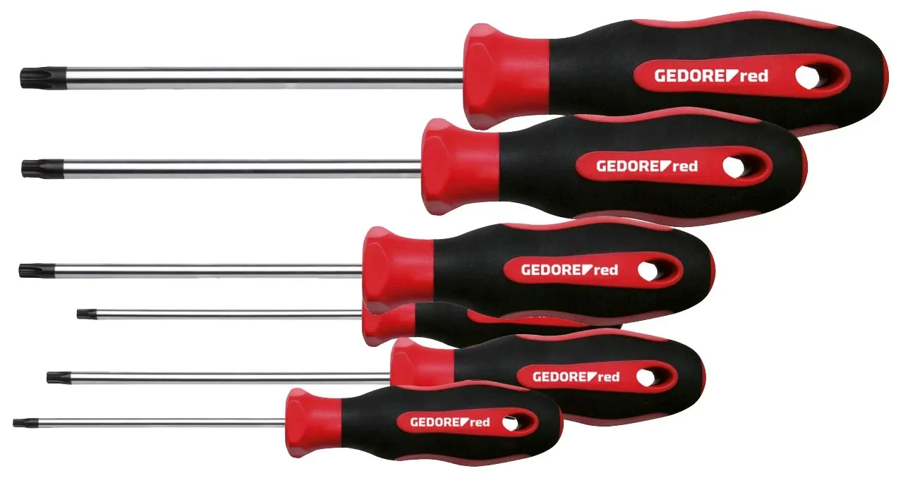 gedr38402006.webp GEDORE RED S/DRIVER SET T10-40 6PCE2CHANDLE XXX - Image 1