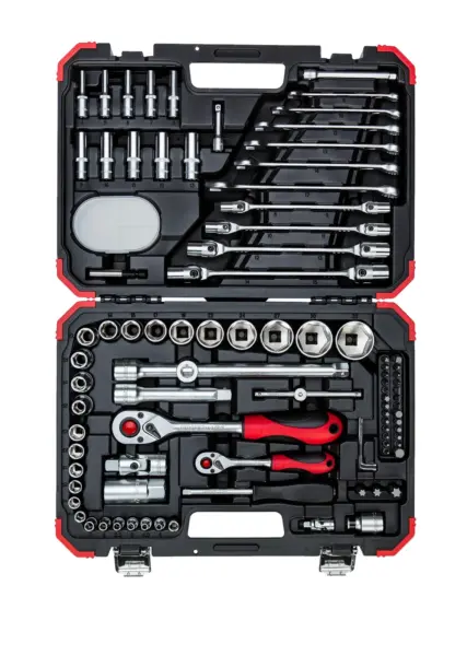 GEDORE RED SOCKET SET 1/4+1/2 92 PCE