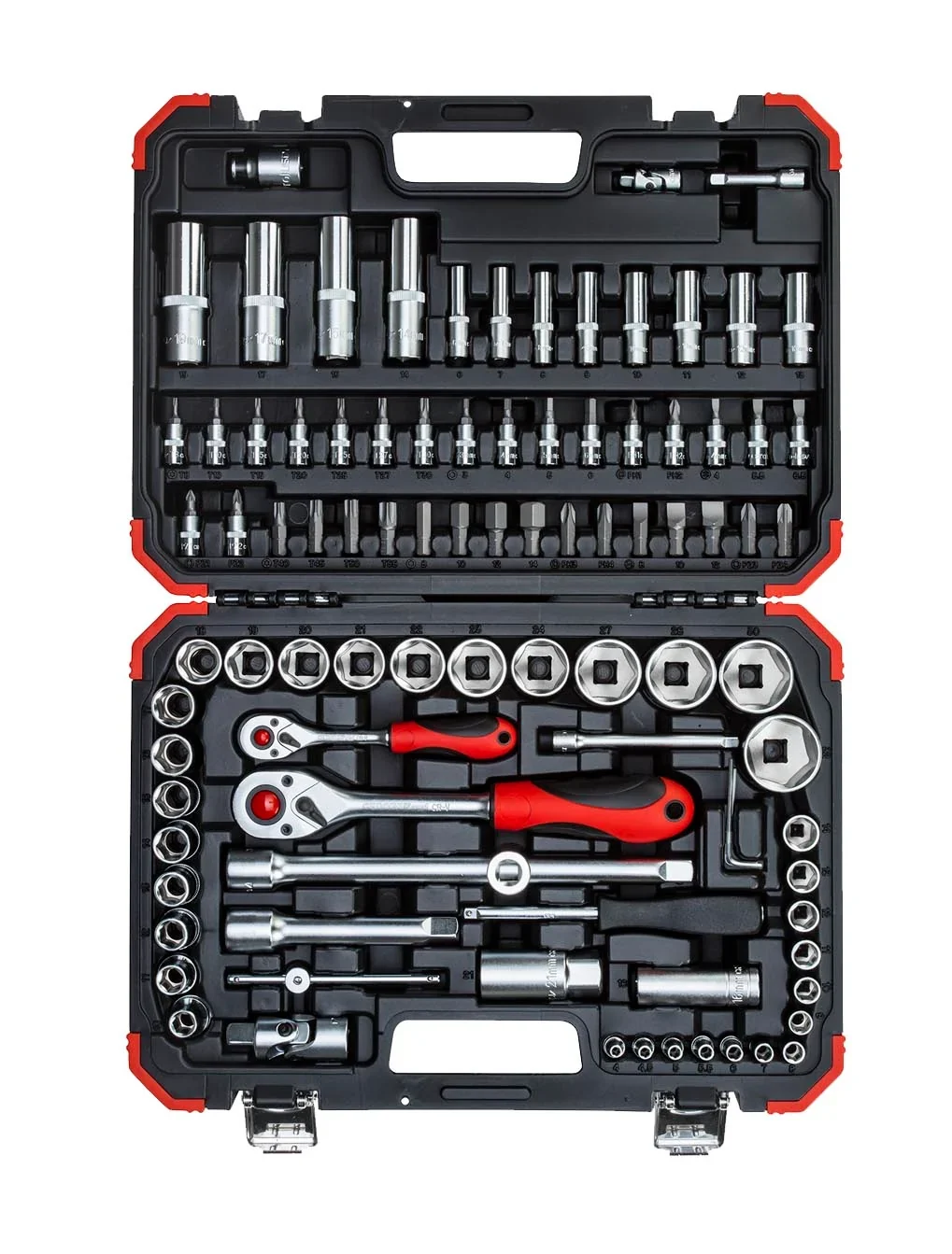 gedr46003094.webp GEDORE RED SOCKET SET 1/4+ 1/2 94PCE - Image 1