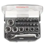 GEDORE RED SOCKET SET 1/4 6-13MM+BITS23PCE