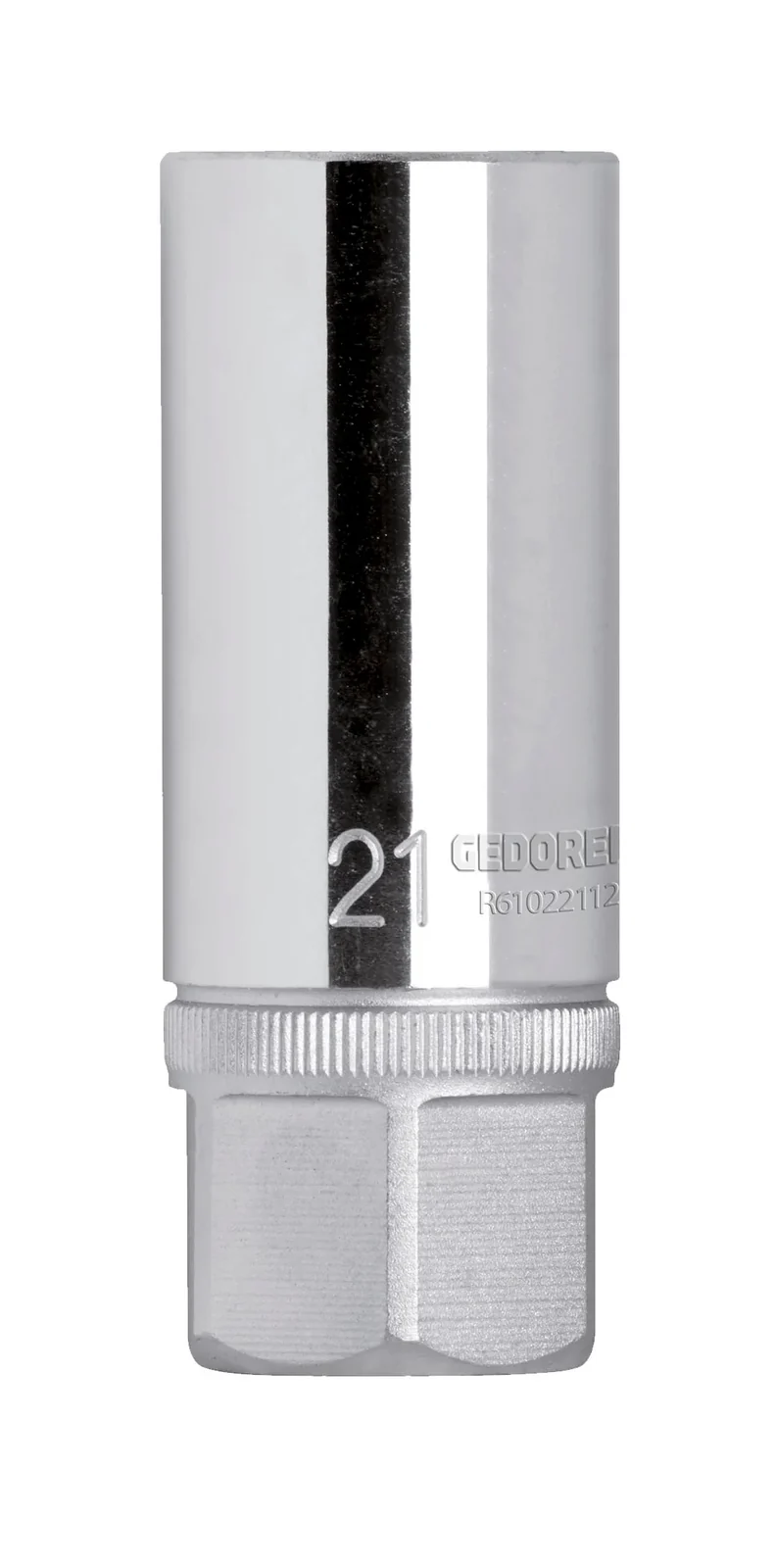 gedr61022112.webp GEDORE RED SPARKPLUG SOCKET 1/220.8MM+MAG - Image 1
