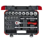 GEDORE RED SOCKET SET 1/210-32MM+BITS24PCE