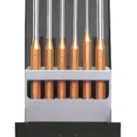 GEDORE RED PIN PUNCH SET 3-8MM + CASE P/6 XXX