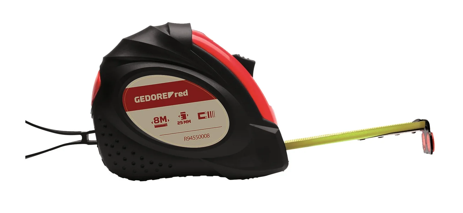 gedr94550008.webp GEDORE RED TAPE MEASURE 8Mx25MM - Image 1