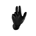GRIPPAZ GLOVES 246 NITRILE BLACK P/P P/10