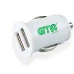 GMA CAR CHARGER DUAL USB - WHITE P/5