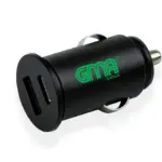GMA CAR CHARGER USB & USB-C BLACK P/5