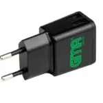 GMA CHARGER DUAL USB 2.4A BLACK P/5
