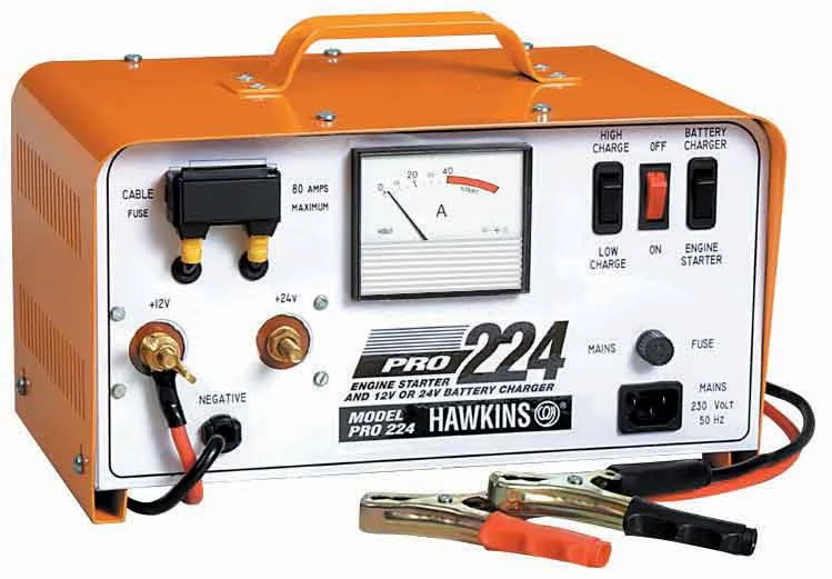 hawpro224.webp HAWKINS BATTERY CHARGER PRO224 12/24V - Image 1