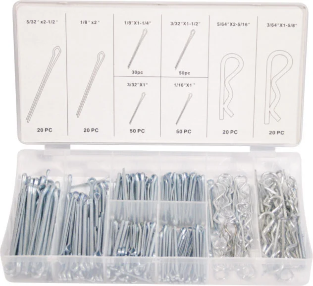 hon0212.webp MTS ASSORTED SPLIT PINS 260PC - Image 1