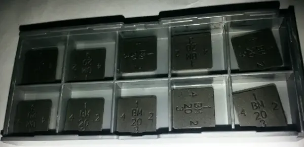 EUROBOOR CUTTING PLATES EACH FOR LKF200 BLACK