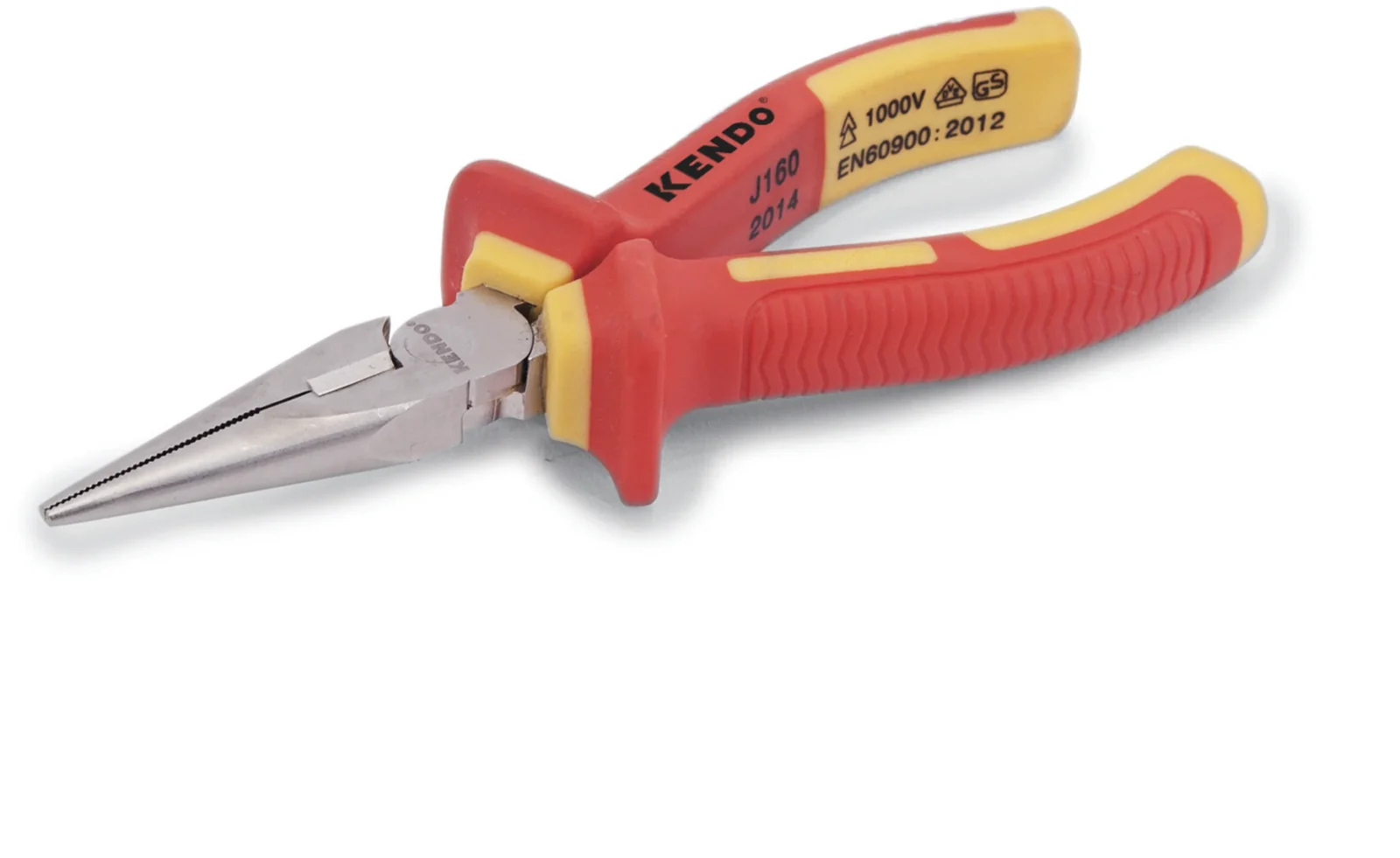 ken11031.webp KENDO PLIER VDE LONG NOSE 160MM 1000V - Image 1