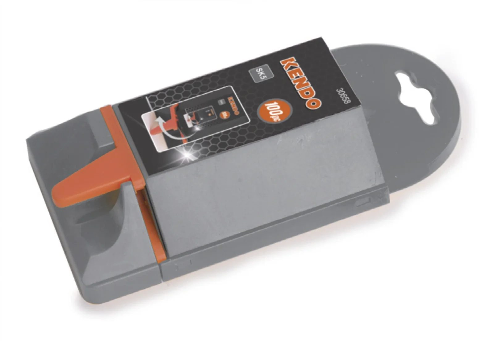 ken30658.webp KENDO KNIFE BLADES UTILITY FIXED P/100 - Image 1