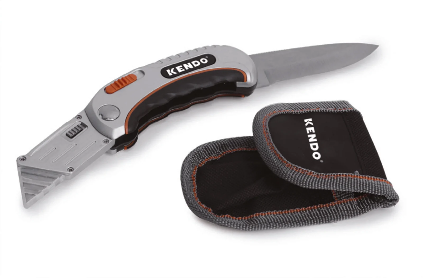 ken30691.webp KENDO KNIFE FOLDING POUCH 2 BLADE CUTTER - Image 1