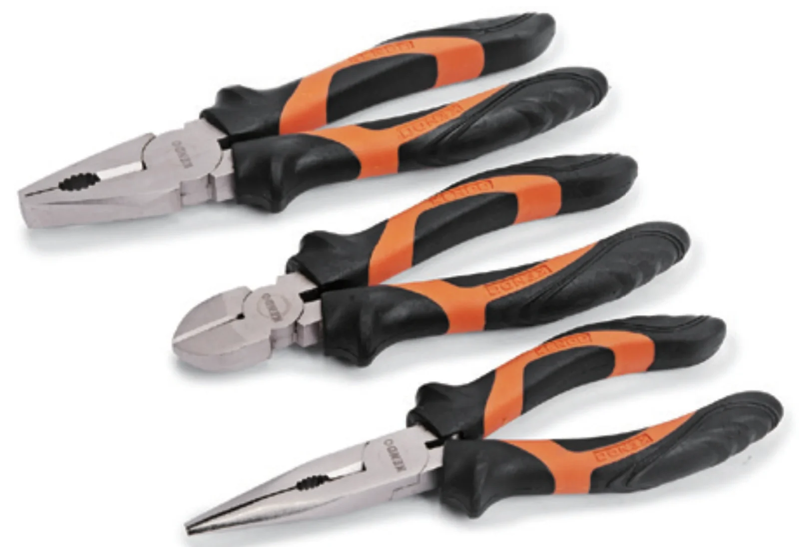 ken85101.webp KENDO PLIER SET 3PC COMBLONG NOSEDIAG CUT - Image 1