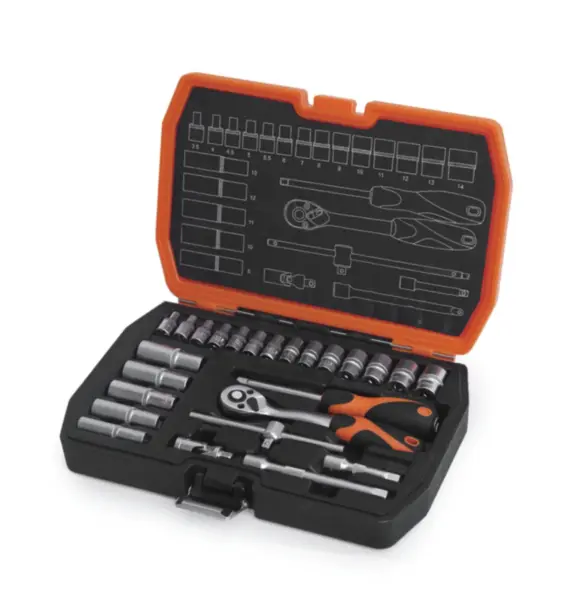 KENDO SOCKET SET 1/4 25PC