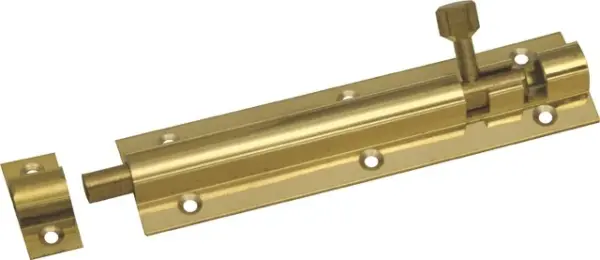 MACKIE BOLT BARREL STRAIGHT S/BRASS 100MM