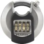 MASTERLOCK PADLOCK DISCUS 70MM COMB 45002525