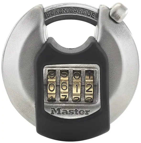 MASTERLOCK PADLOCK DISCUS 70MM COMB 45002525