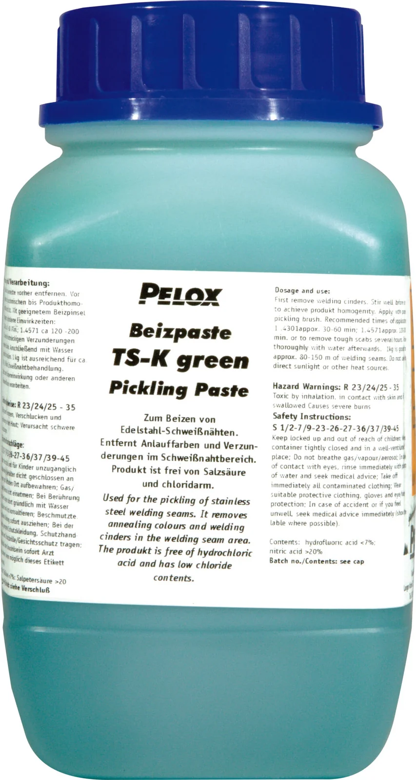 mat0855.webp PELOX PICKLING PASTE TSK GREEN 2KG - Image 1