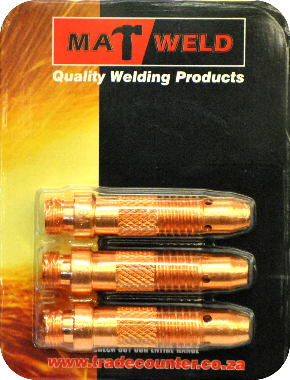 mat4135p.webp MATWELD P/P TIG COLLET BODY 2.4MM P/3 - Image 1