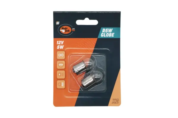 MOBI JACK GLOBE 5W 12V R5W P/2