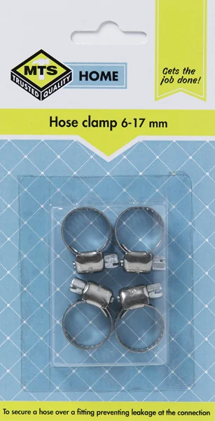 MTS HOME HOSE CLAMP 6-17MM P/4