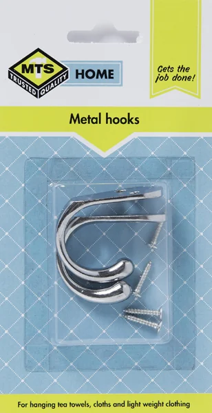 MTS HOME HOOK ROBE METAL P/2