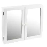 MTS HOME BATHROOM CABINET DOUBLE WHITE